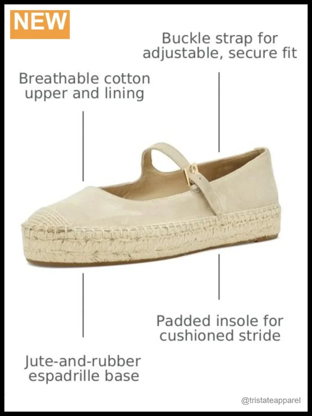 Suede Mary Jane Espadrille Platform Buckle Strap Low Top Shoe